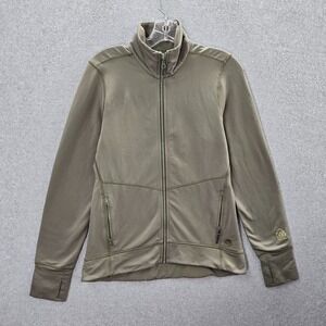 Mountain Hardwear Women Jacket Small Green Track Outdoor Full Zip